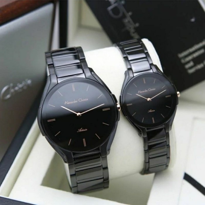 ✨Termurah Alexandre Christie Ac8610 Ac 8610 Couple Original. Black Limited