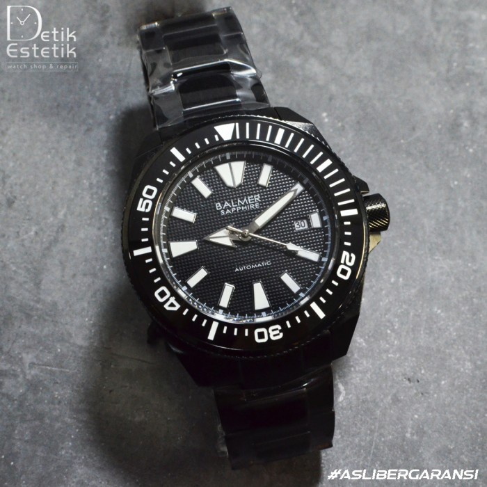 ✨Ready Jam Balmer B 7989Ma Automatic All Black Stainless Steel Limited