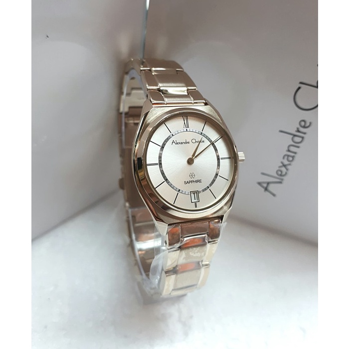 ✨Sale Jam Tangan Alexandre Christie Kaca Shapire Original Terbatas