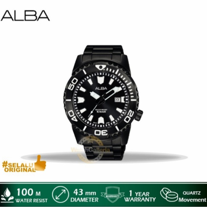 ✨Ready Jam Tangan Pria Alba Ag8M01 X1 Alba Ag8M01X1 Terbatas