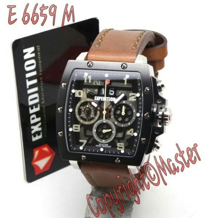 ✨Ready Expedition E6659 Silver Black. Garansi Resmi 1Tahun Berkualitas