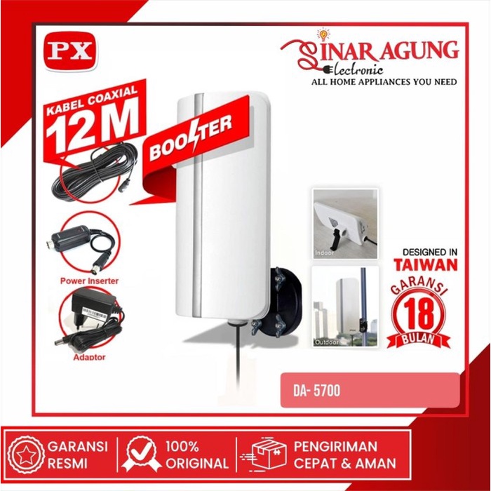 PX ANTENA TV INDOOR/OUTDOOR ANTENA DIGITAL ANALOG DA-5700 / DA5700