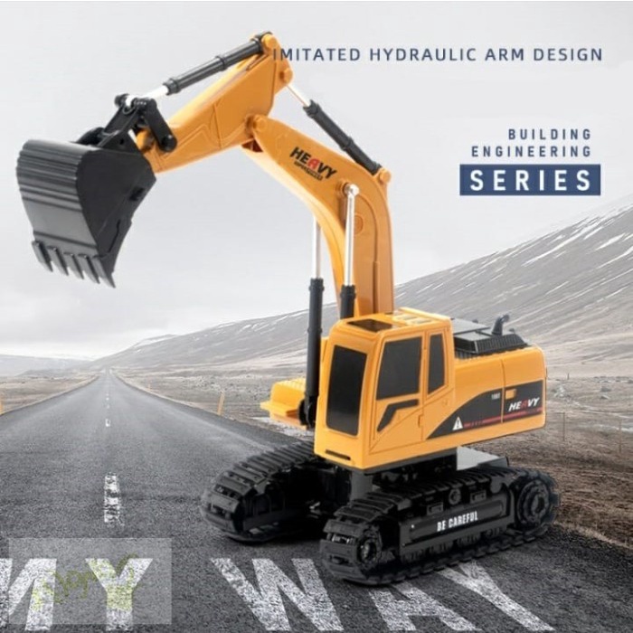 HENGJIAN RC EXCAVATOR TRUCK KONSTRUKSI BEKO 360 REMOTE CONTROL 1:24 ORIGINAL TERBARU