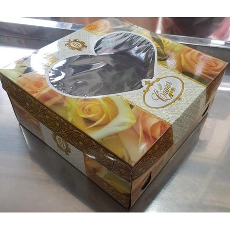 @#@#@#] KOTAK KUE TART TUTUP MIKA LOVE / DOS TART CAESAR 22 CM