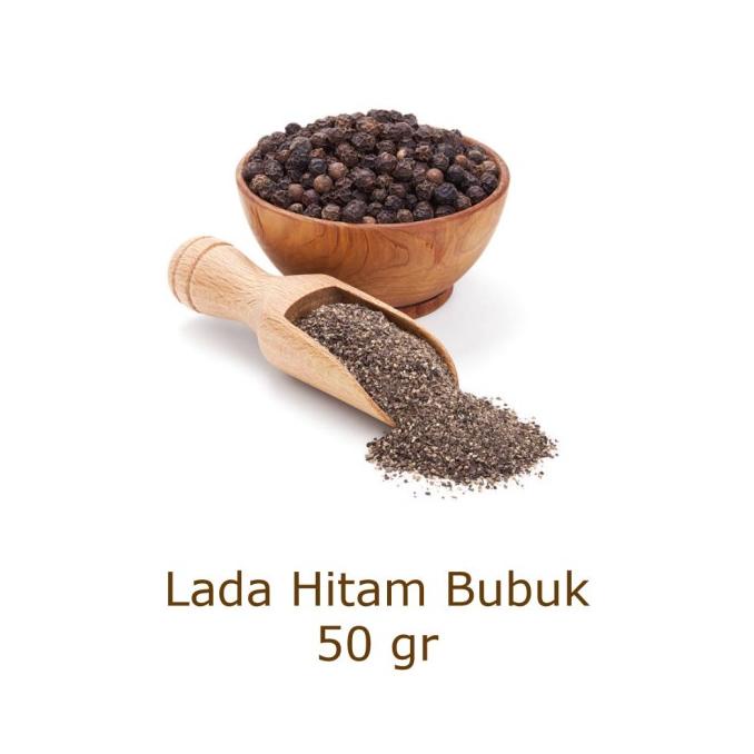 

Ready stock] [50 gr] Rempah Bubuk Lada Hitam/ Lada Hitam Bubuk/ Merica Bubuk
