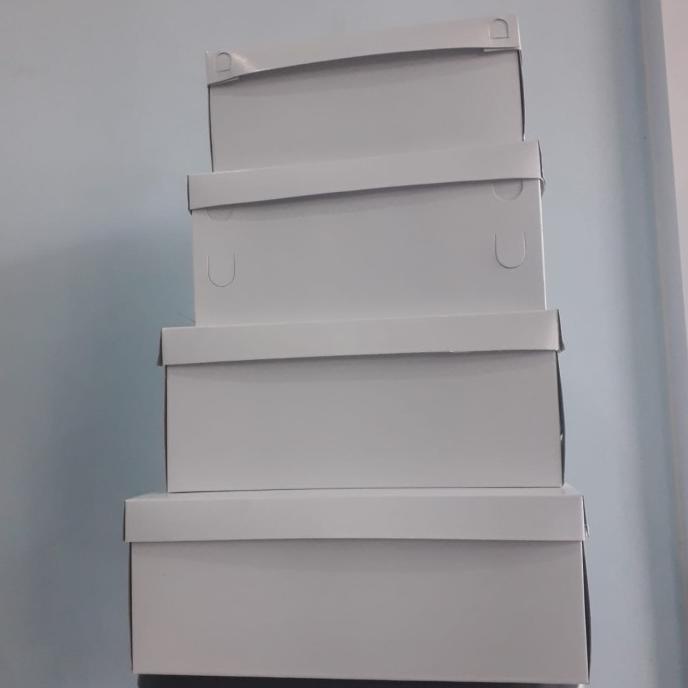 {{{{}}] KOTAK KUE TART / DOS KUE TART PUTIH POLOS UK 28 CM