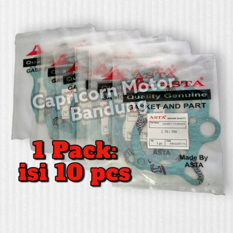isi 10 Paking Gasket Blok Boring Bawah C70 C 70 ASTA