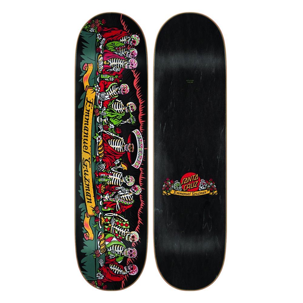 Santa Cruz Skateboards Guzman Dining With The Dead 8.27in Deck