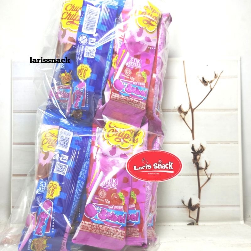 

Chupa Chups Big Babol Gum/Permen Karet Lollipop (Isi 20 Pcs)