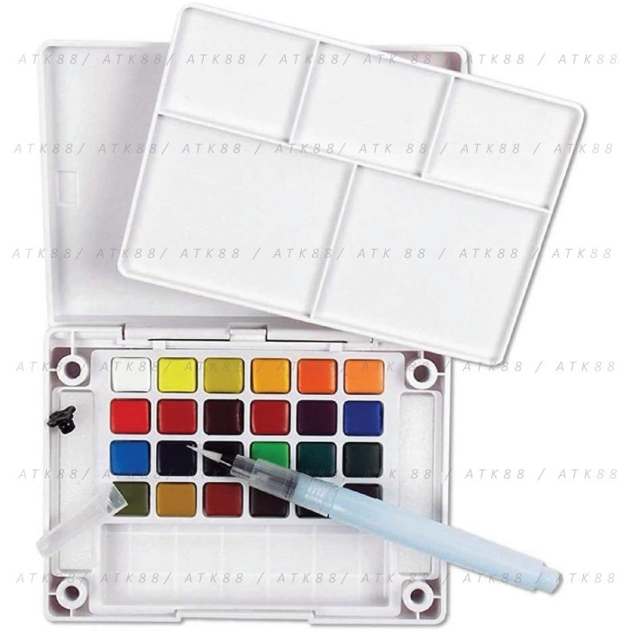 

SAKURA KOI WATERCOLORS POCKET FIELD SKETCH BOX - 24 ORIGINAL TERBARU