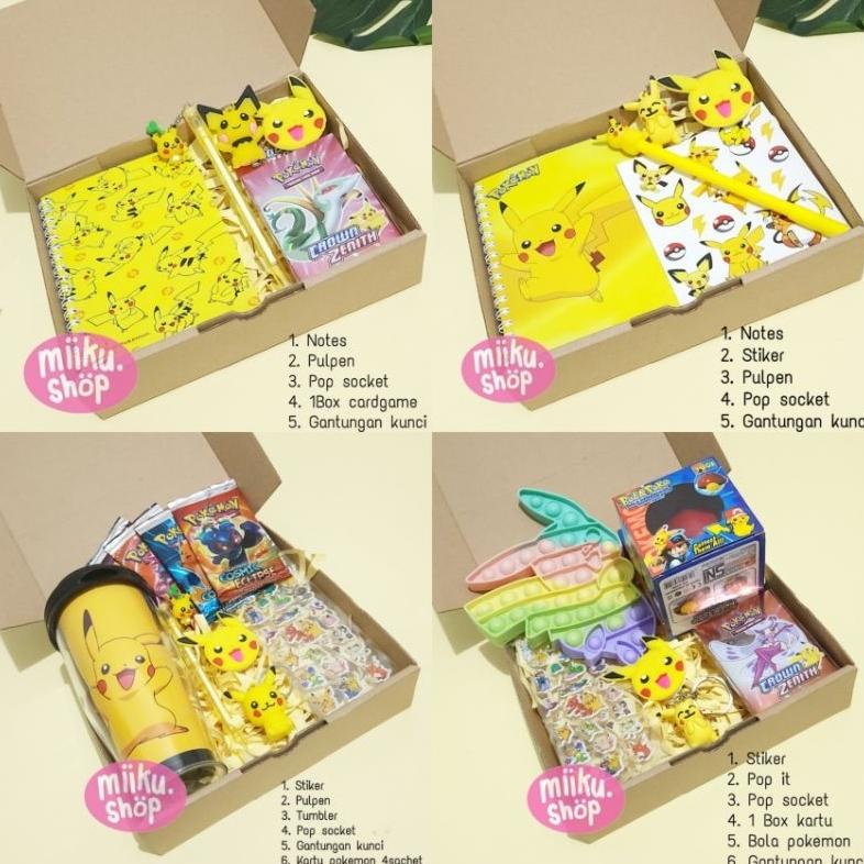 

LARIS HAMPERS GIFT BOX POKEMON PIKACHU MURAH