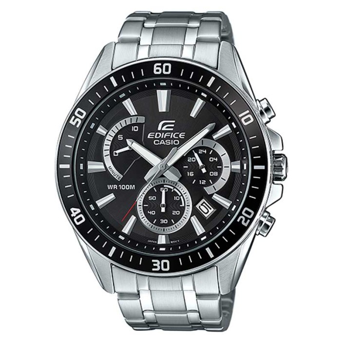 ✨New Ori Casio Original Edifice Efr-552D-1Av Efr 552D 1Av 552 D Efr552 Pria Terbatas