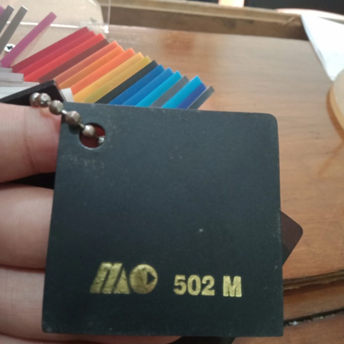 ✅Ori Akrilik Lembaran 2Mm Hitam Satin 122X244 Terbaru