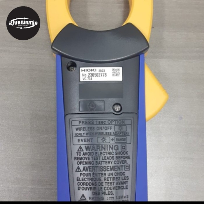 ✅Ori Clamp Power Meter True Rms  Bluetooth Hioki Cm3286-01 Cat Iii Berkualitas