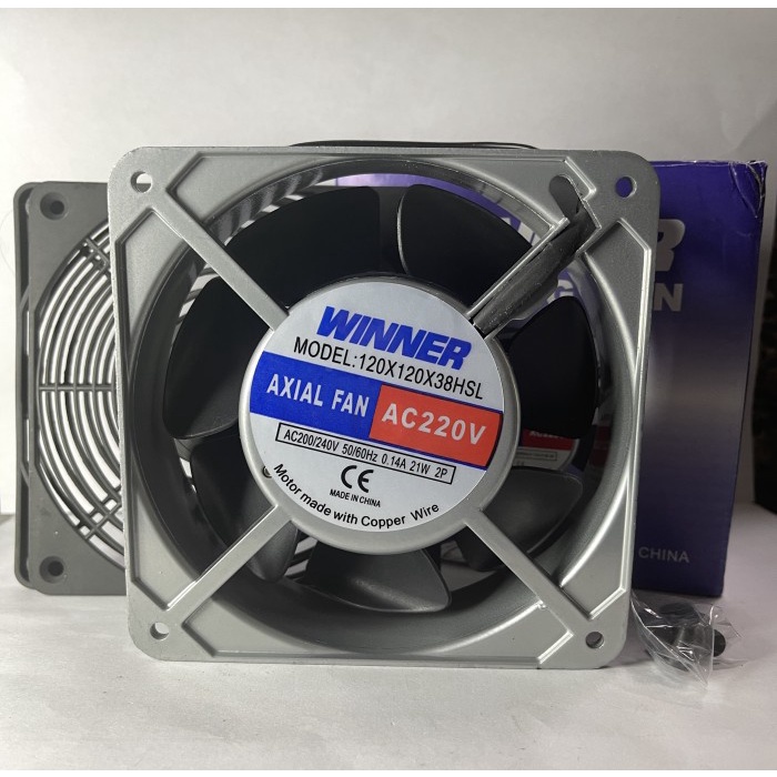 """""] Fan AC Winner Cooling Fan 12 x 12cm Axial Fan Fan AC 220V
