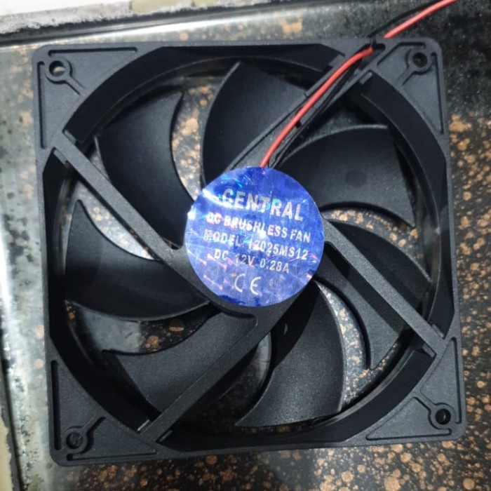 +%+%+%] FAN DC 12 cm 12 V merk random (happy, central, winner atau lainnya)