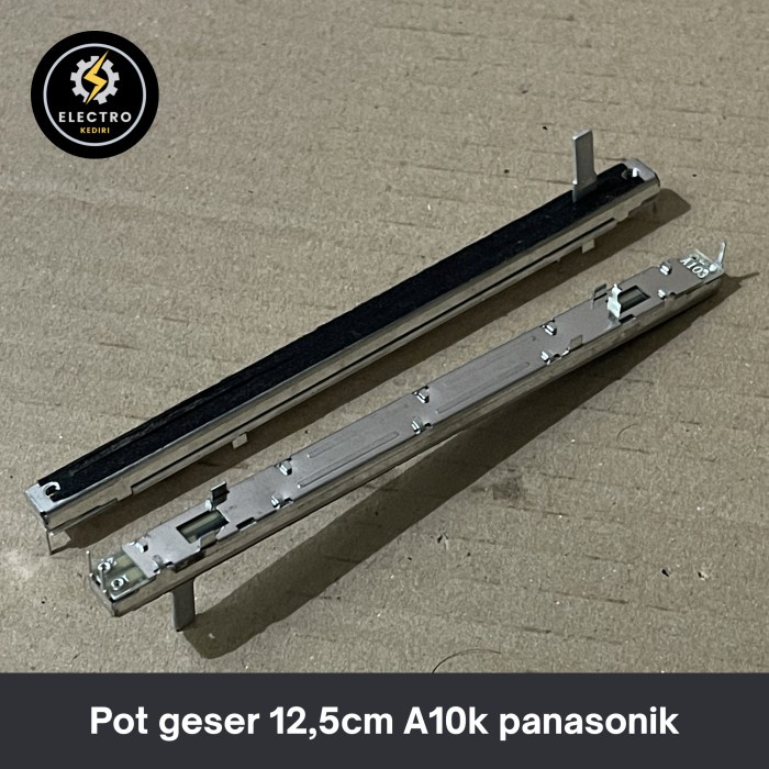 siap kirim] Potensio geser 12,5cm mono 10k Panasonik pot 125mm 10k body kecil