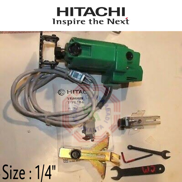 ✅New Hitachi - Mesin Router / Trimmer Kayu 1/4 Model Tr-6 / Tr6 Berkualitas