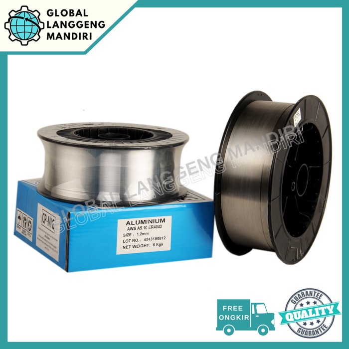 [Original] Mig Wire C.O Aluminium Er 4043 1.2Mm 6Kg Co Solid Wire Welding Wire Berkualitas