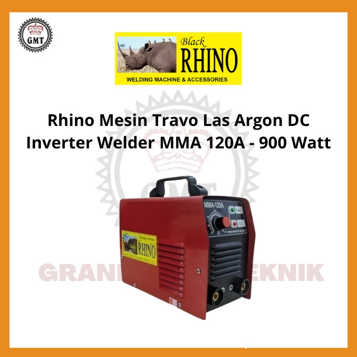 [Original] Rhino Mesin Travo Las - Mma 120A - 900 Watt Terbatas