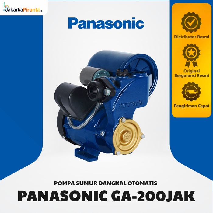 [Ori] Mesin Pompa Air Sumur Dangkal Panasonic Ga 200 Jak Berkualitas