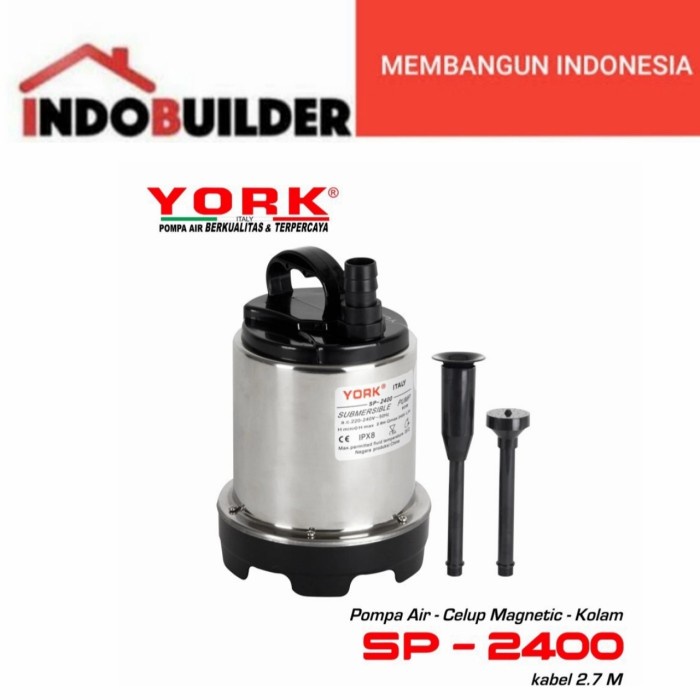 [Ori] York Pompa Celup Magnet Sp 2400 60 Watt / Magnetic Pump Pompa Kolam Terbaru