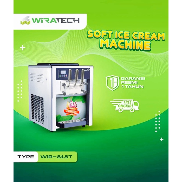 [Baru] Wirastar Soft Ice Cream Machine Wir-818T / Mesin Es Krim Limited