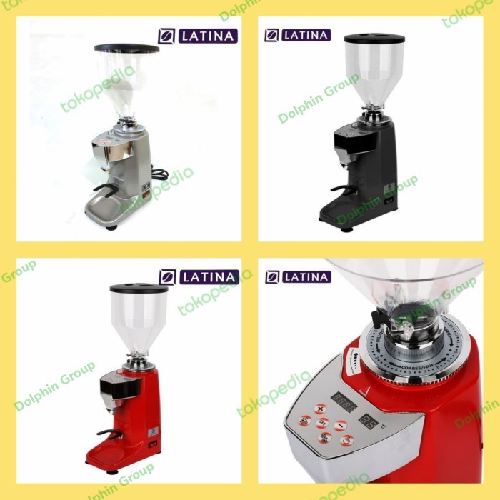 [Baru] Mesin Grinder Kopi Elektrik Latina X60Odt Grinder Kopi Latina X60.Odt Diskon