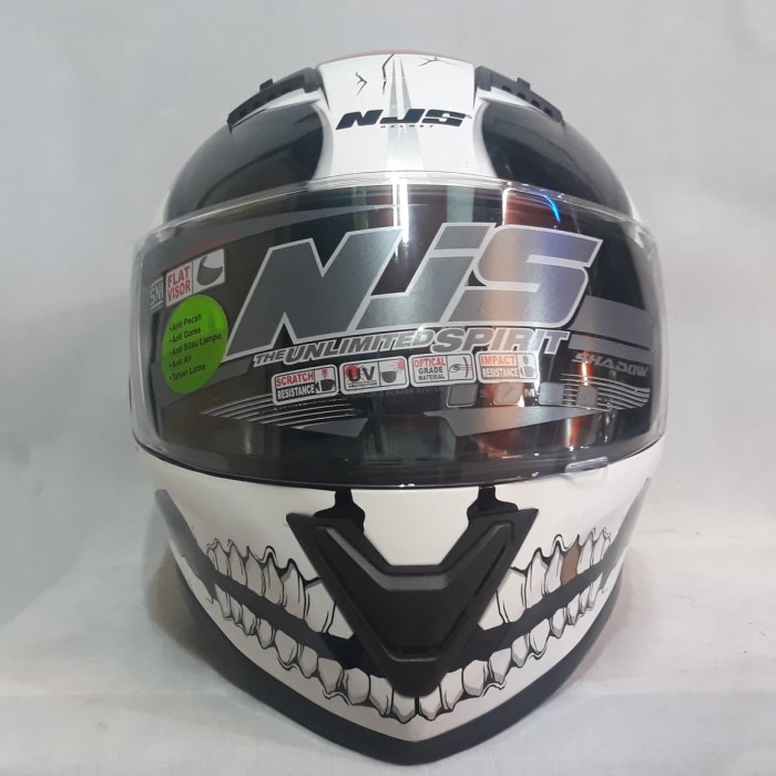 ✨Termurah Helm Full Face Njs Shadow Skull Bandit Terbatas