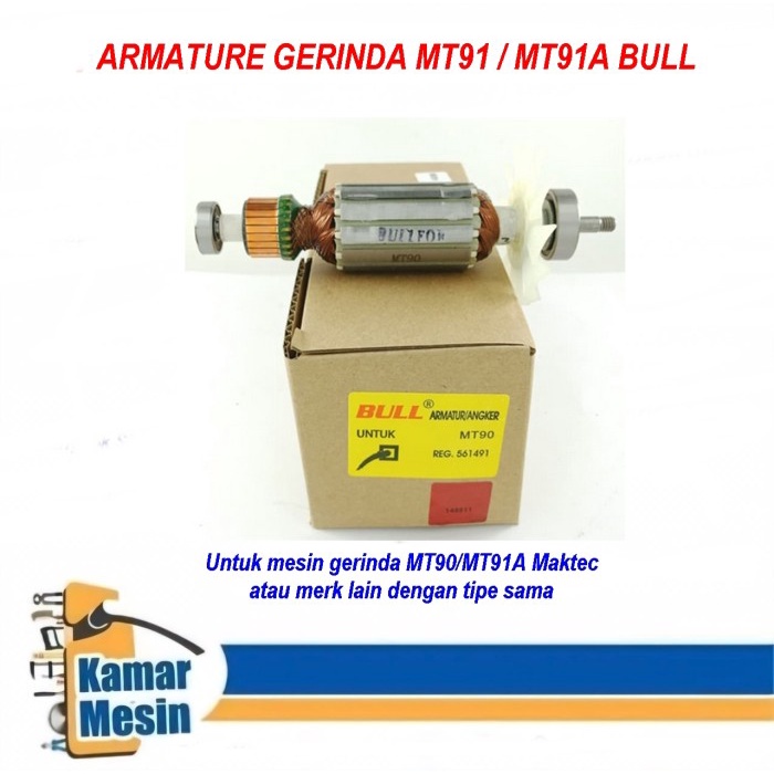 Armature Gerinda Maktec MT90 Bull Armature Gerinda MT91A Bull Armature