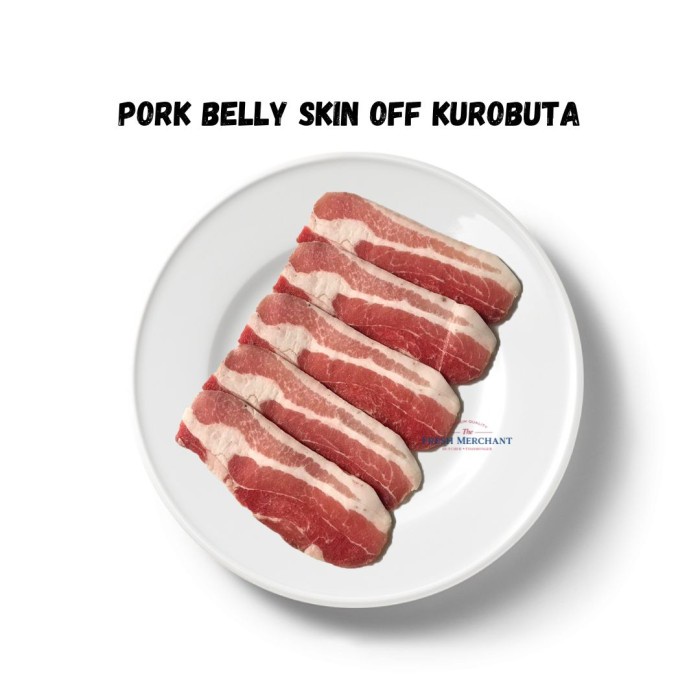 

Pork Belly Kurobuta/Pork Shabu shabu/Pork Import/daging babi premium