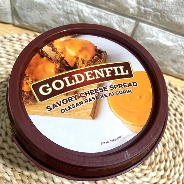 

GOLDENFIL SAVORY CHEESE SPREAD 1 KG - OLESAN SELAI KEJU ASIN Best Seller