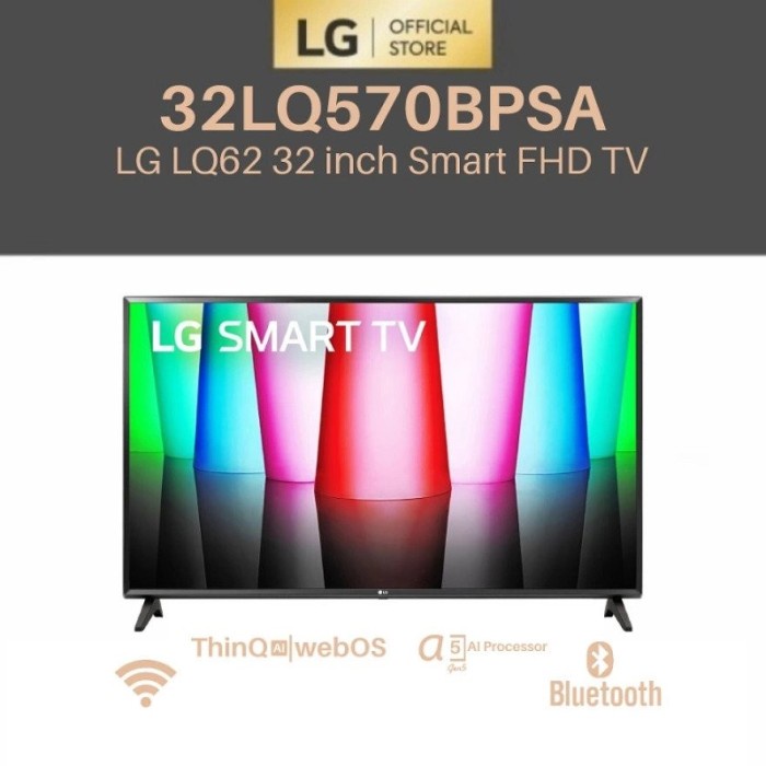 @@@@] LG SMART LED TV 32 INCH FHD 32LQ570BPSA (2022 MODEL) GARANSI