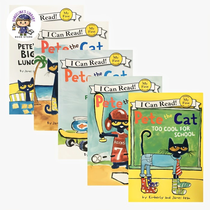 

Terlaris!! I can read pete the cat / beginner / buku cerita anak bahasa inggris