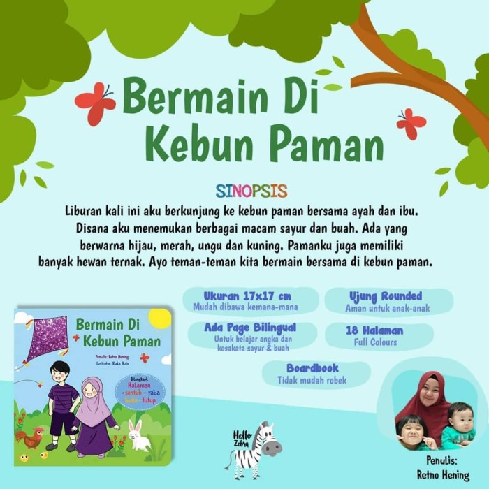 

Jual!! Bermain di Kebun Paman free Totebag