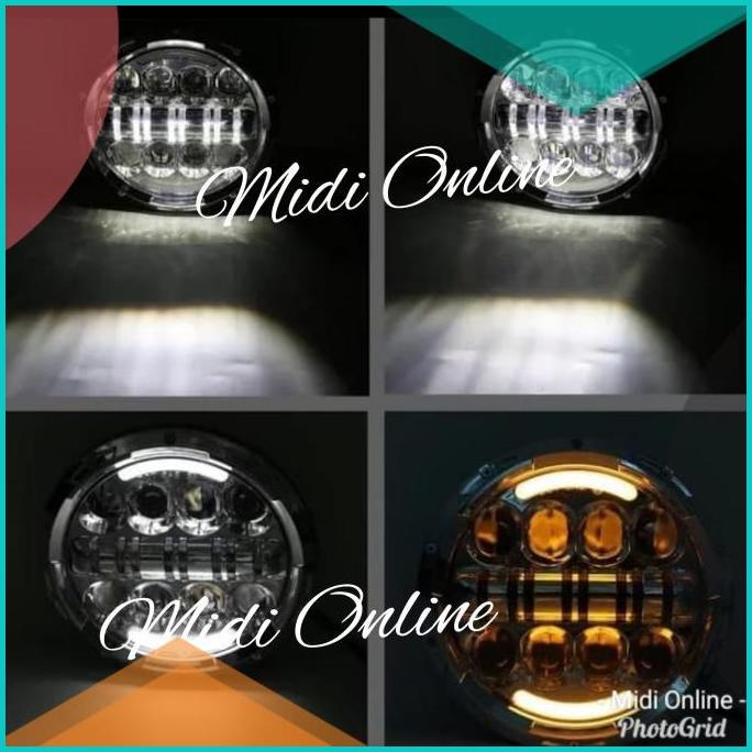 Lampu Daymaker 7Inchi - Daymaker Spider Half Ring - Daymaker Proyector