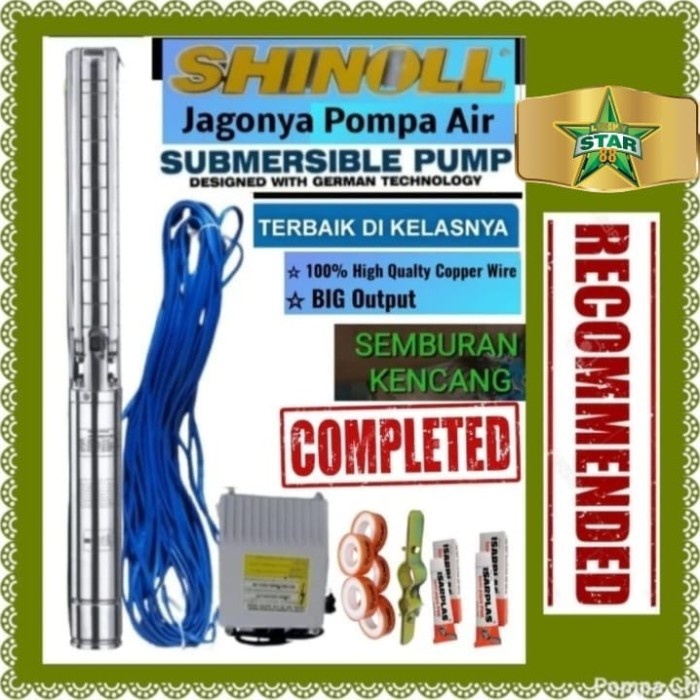Termurah Set Kabel Pompa Satelit Stainless 1Hp Shl 4Inch Sibel Celup 4" 1 Hp Best Seller