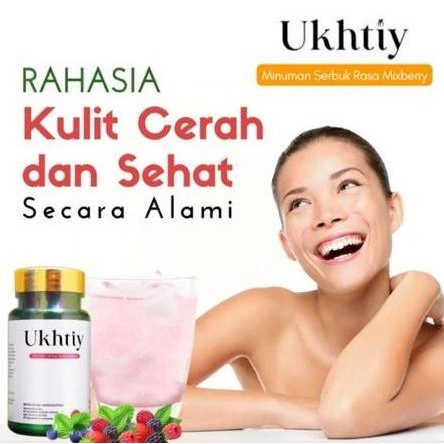 

UKHTIY COLLAGEN DRINK / MINUMAN KOLAGEN PEMUTIH BADAN DAN KULIT - BPOM TA