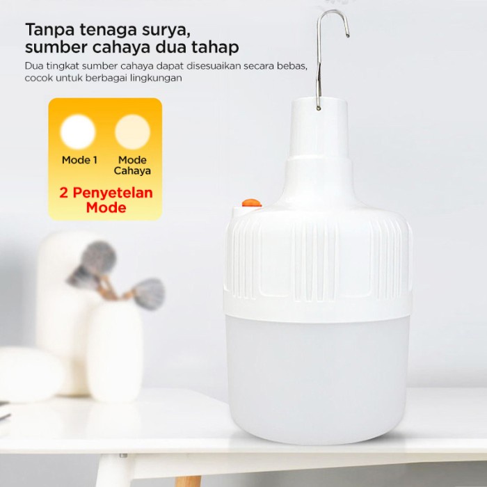 Lampu EMERGENCY Gantung Wireless Mati Lampu Camping Kap Mesin
