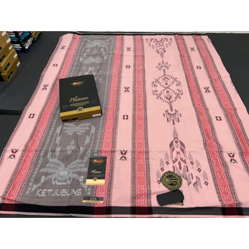 Sarung KETJUBUNG Platinum Mercerized Motif DIS DPK Mix GOLD