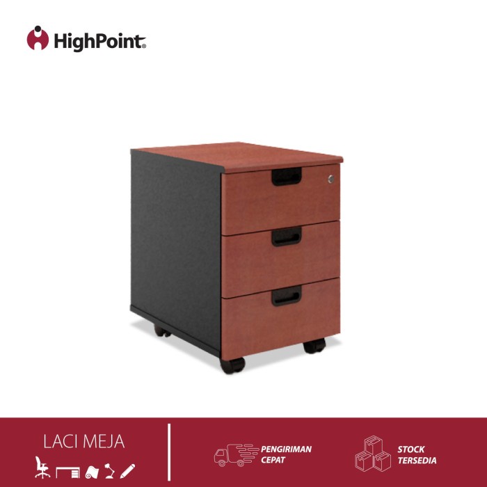

HIGHPOINT ONE MOBILE PEDESTAL MAHOGANY - MB125