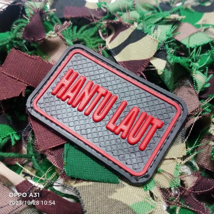 

------] patch rubber pvc hantu laut