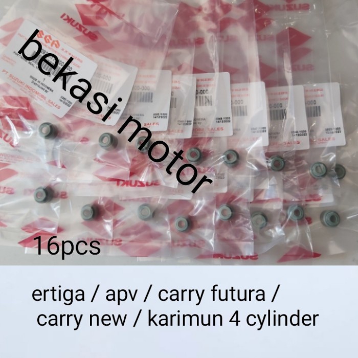 Asli Sil Valve Seal Klep Suzuki Ertiga Apv Carry Futura Original 1Set