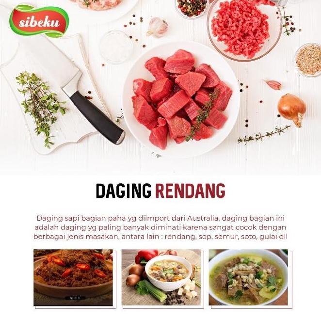 

Terjangkau Daging Sapi Rendang Halal 1 Kg Frozen Food Import Aus - Lulla.Olstore