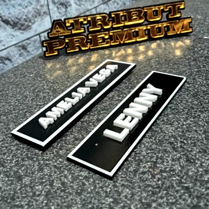 

NAME TAG TIMBUL PAPAN NAMA PREMIUM