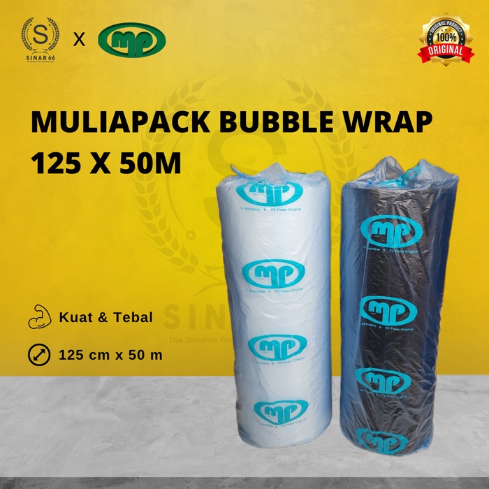 

Promo Muliapack Mulia Pack Bubble Wrap Mp 1 Roll 125 Cm X 50 M 3.3 Kg