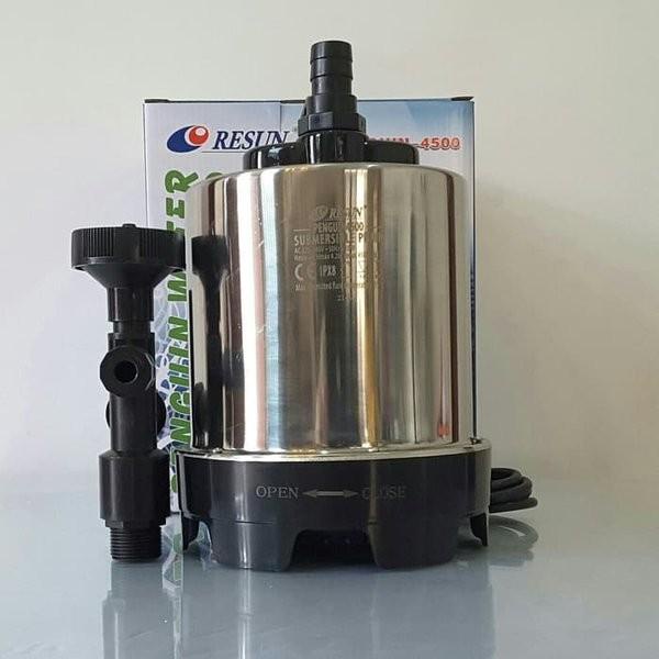 Resun Penguin 4500 Sp4500 Water Pump Air Celup Submersible Vertical
