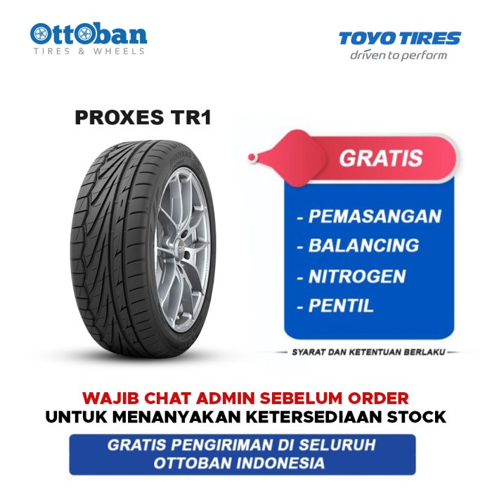 Ban Mobil Toyo Tires TTM Proxes TR1 185 55 R16 83V