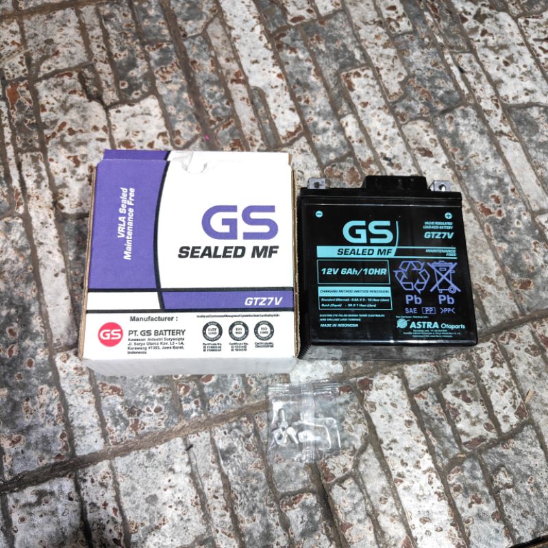 Aki Kering ACU ACCU Gel Motor GS GTZ7V Yamaha NMax N Max Aerox 155 Lexi Lexy XMax R25 MT25 Original 