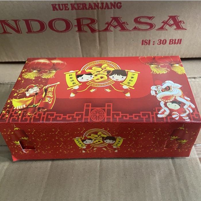 Dus kue imlek 10x20x6/kotak kue keranjang/box kue